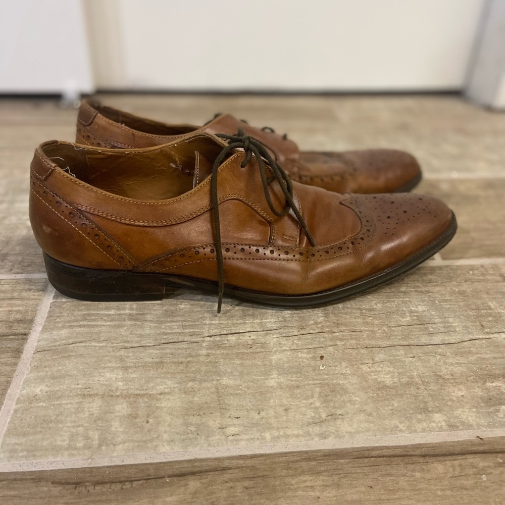 Aldo vintage wing tip shoes size 44 10.5